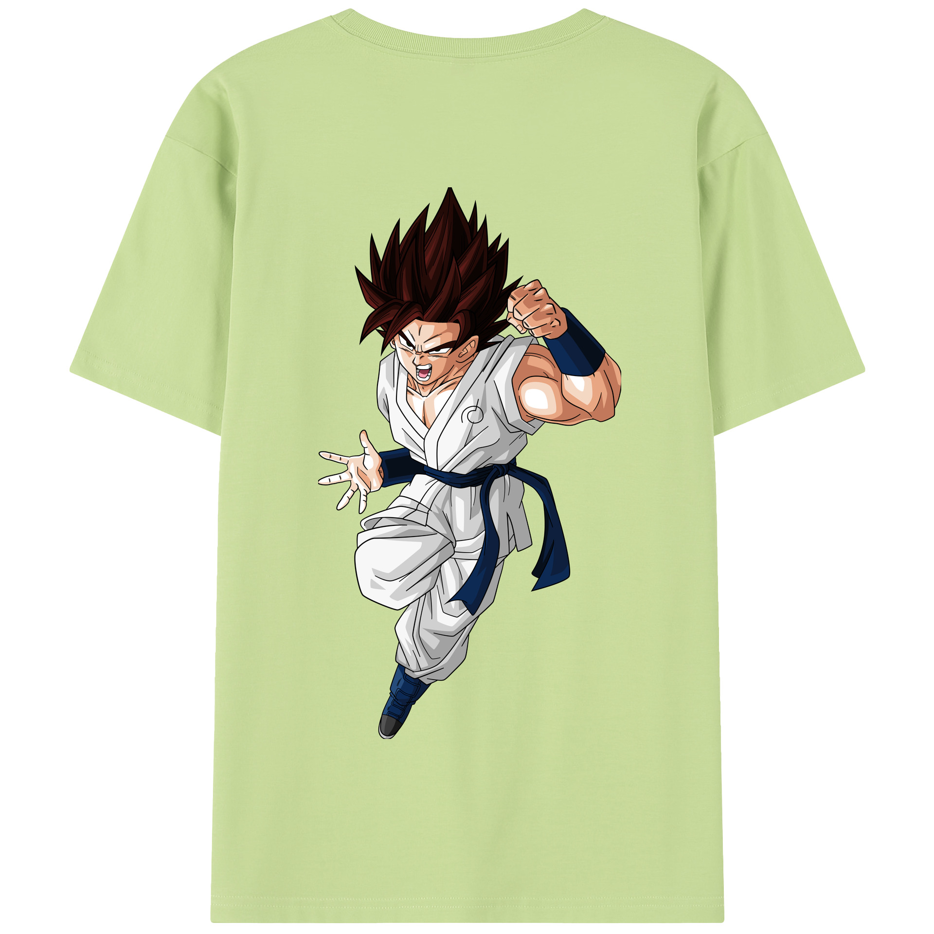 （画像用） ドラゴンボール 孫 悟飯（そんごはん）DRAGON BALL Son Gohan 綿100％半袖Tシャツ（背面プリント）